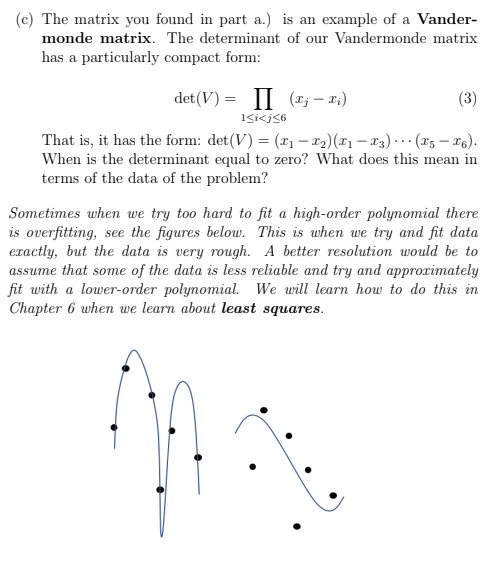 Solved 1. Polynomial Interpolation Is A Common Tool Used In | Chegg.com