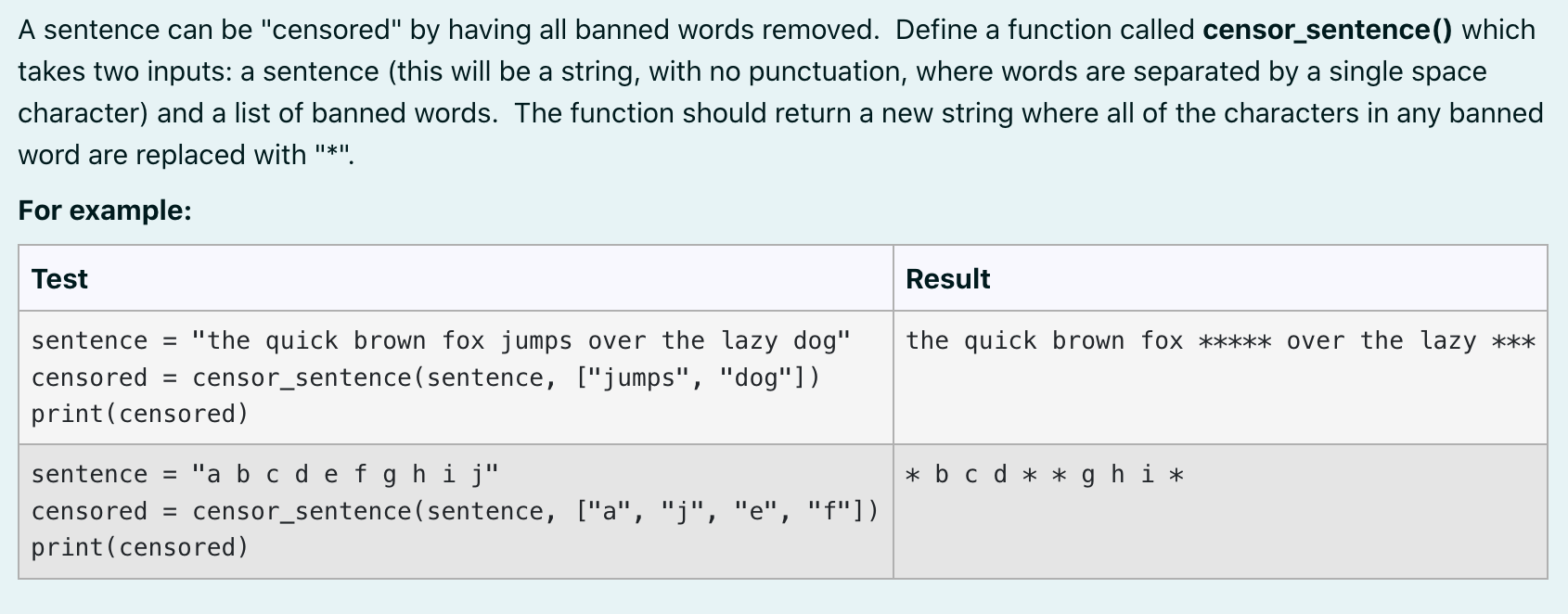 Solved A sentence can be 