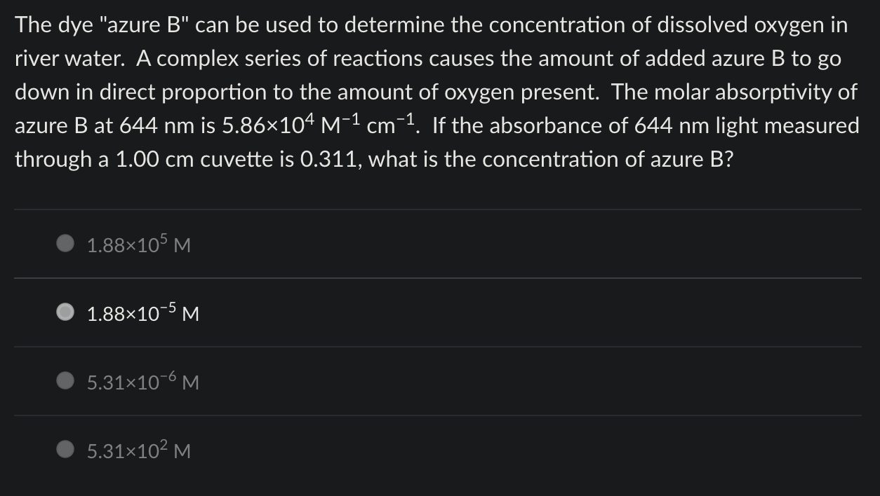 Solved Consider the following single line from an absorption | Chegg.com