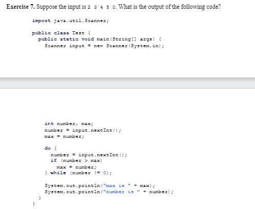 Solved Exercise 7. Suppose the input is 23450 . What is the | Chegg.com