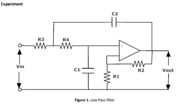 Experiment 4 : Filter Circuits 1. Design and Circuit Diagram