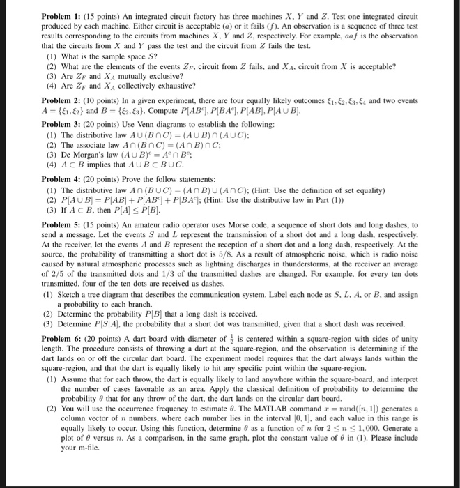 Solved Problem 1 15 points) An integrated circuit factory
