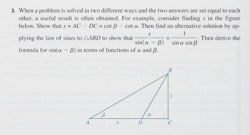 Solved 3. When a problem is solved in two different ways and | Chegg.com