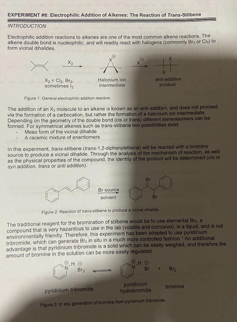 Solved Electrophilic Addition Reactions To Alkenes Are One | Chegg.com