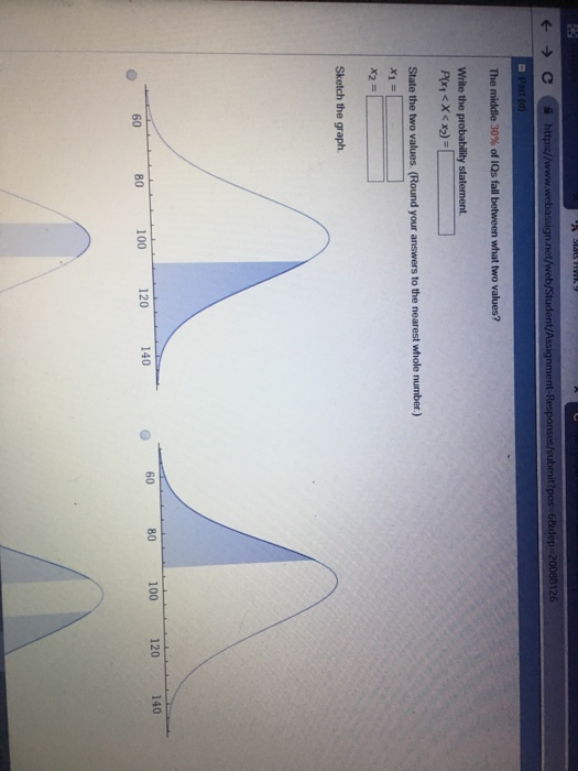 Solved standard deviation of 15. Suppose one individual is | Chegg.com