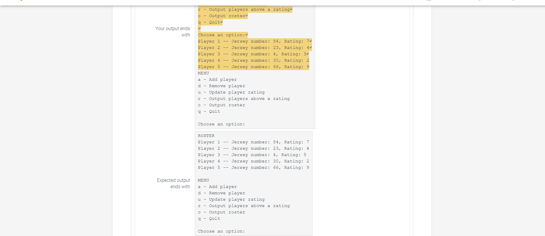 Solved In c ++ Please wWhat I am getting wrong. ( my code | Chegg.com