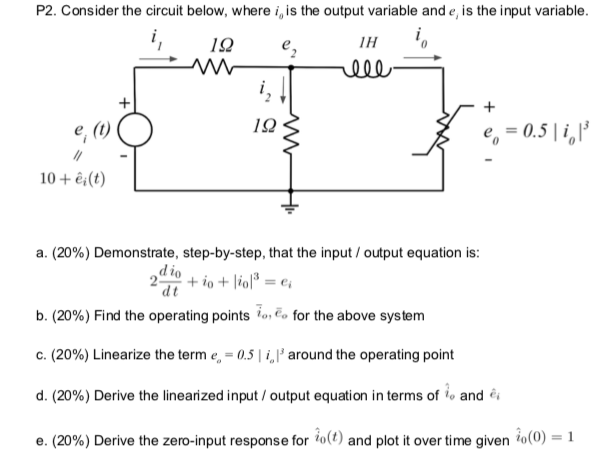 P2 Consider The Circuit Below Where I Is The Ou Chegg Com