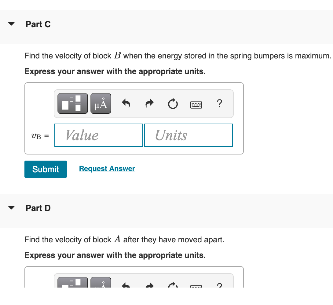 Solved Blocks A (mass 2.50 Kg ) And B (mass 7.00 Kg ) Move | Chegg.com