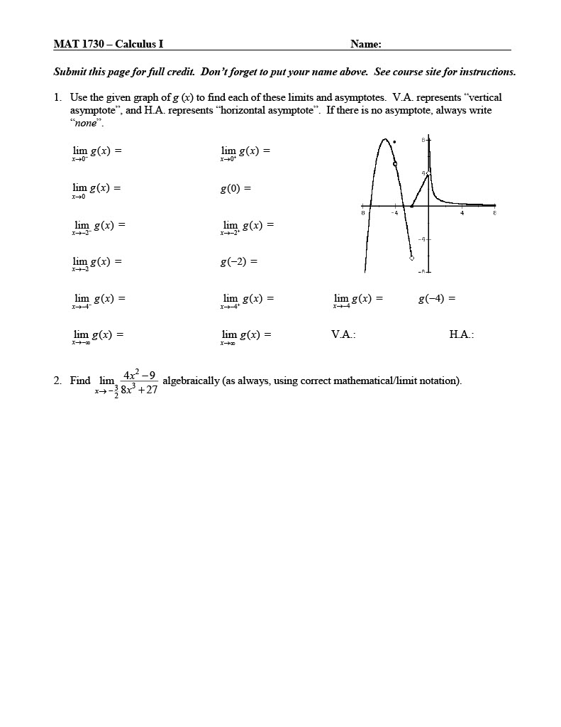 Solved Submit this page for full credit. Don't forget to put | Chegg.com