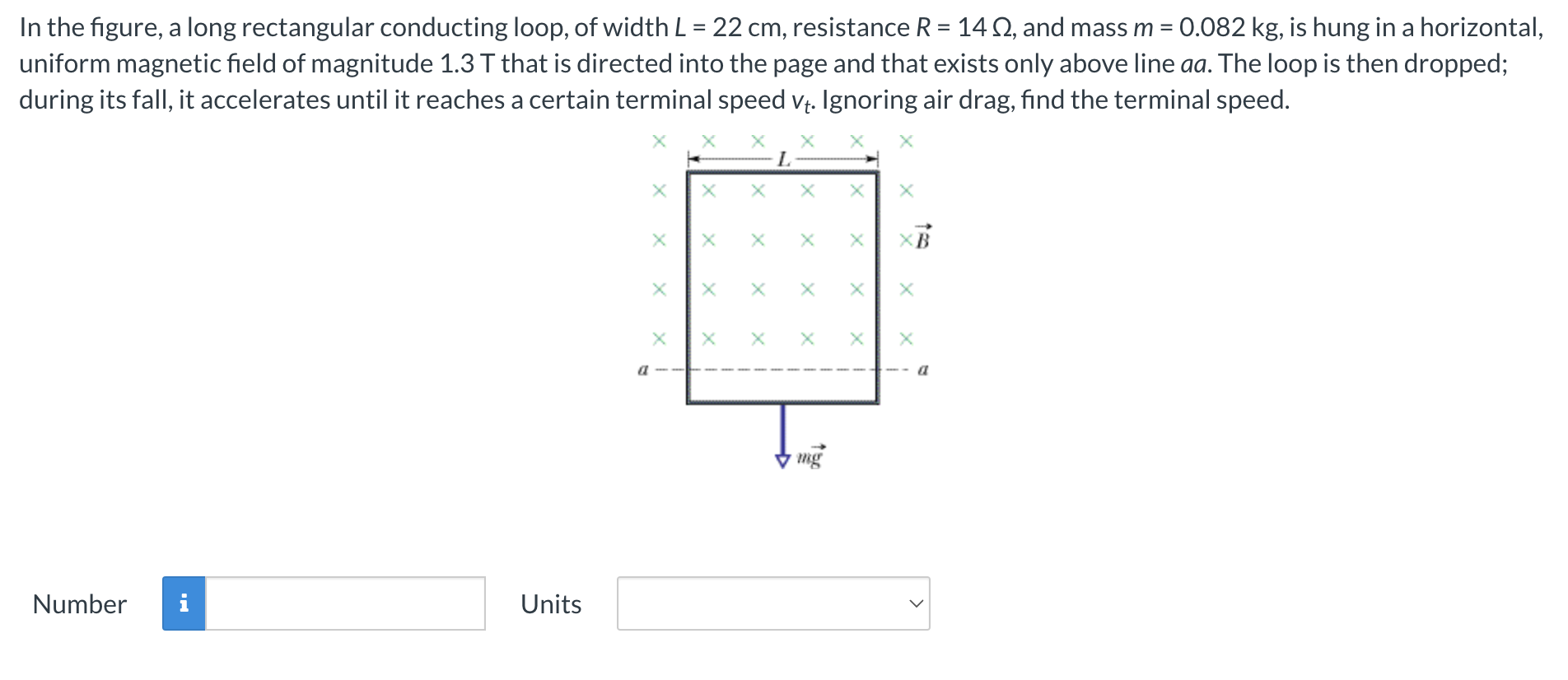 Solved In The Figure, A Long Rectangular Conducting Loop, Of | Chegg.com