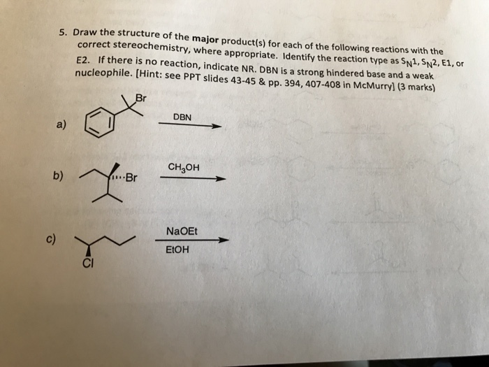 Solved Draw the structure of the major product(s) for each | Chegg.com