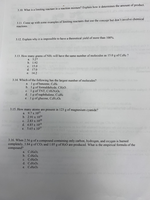 Solved 3.1. What is the difference between a formula weight | Chegg.com