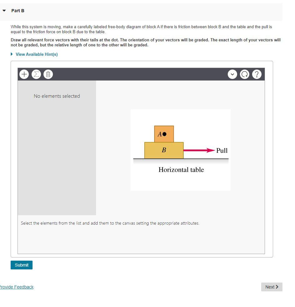 Solved A Person Pulls Horizontally On Block B In The Figure | Chegg.com