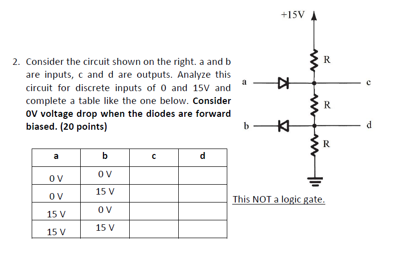 Solved Consider The Circuit Shown On The Right. A And B Are | Chegg.com