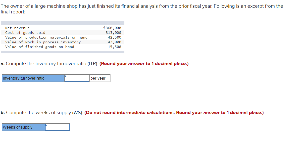 Solved The owner of a large machine shop has just finished