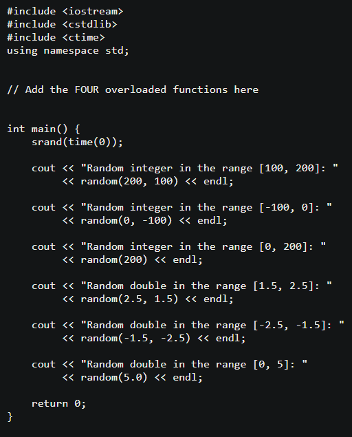 Solved Q2) The rand() function in returns a random integer | Chegg.com