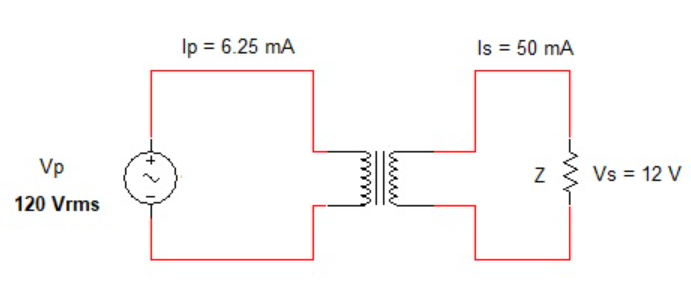 Solved For the above circuit: 1. Find the power used on the | Chegg.com