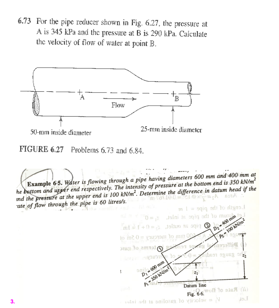 Solved Assignment on Lo 3Fluid Dynamics 1. When 2000 L/min