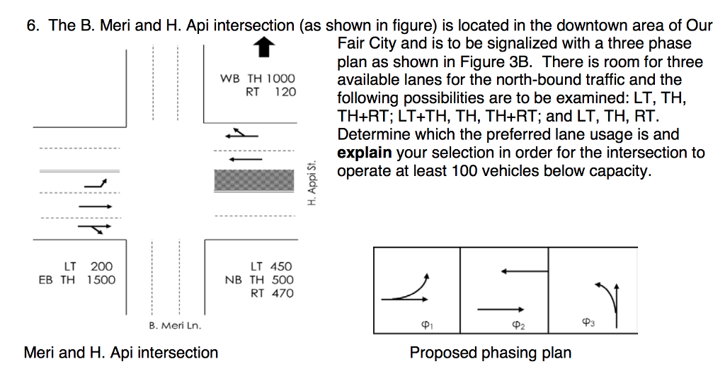 Api Meri Solved 6. The B. Meri and H. Api intersection (as shown in | Chegg.com