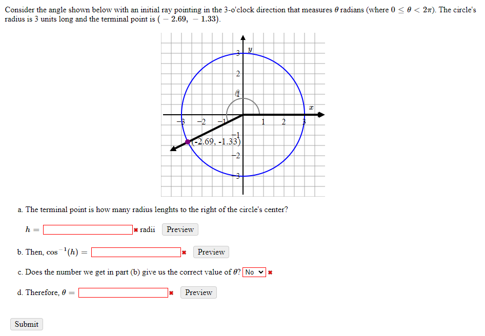 Solved Consider the angle shown below with an initial ray | Chegg.com