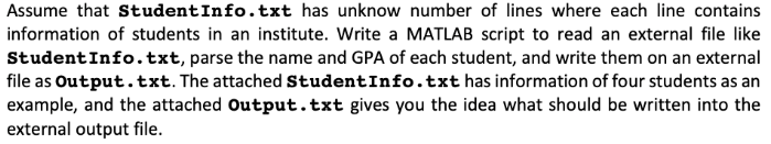 Solved Assume that StudentInfo.txt has unknow number of | Chegg.com