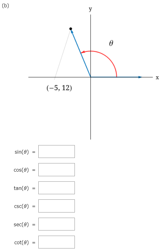 Solved Find the exact values of the six trigonometric Chegg com
