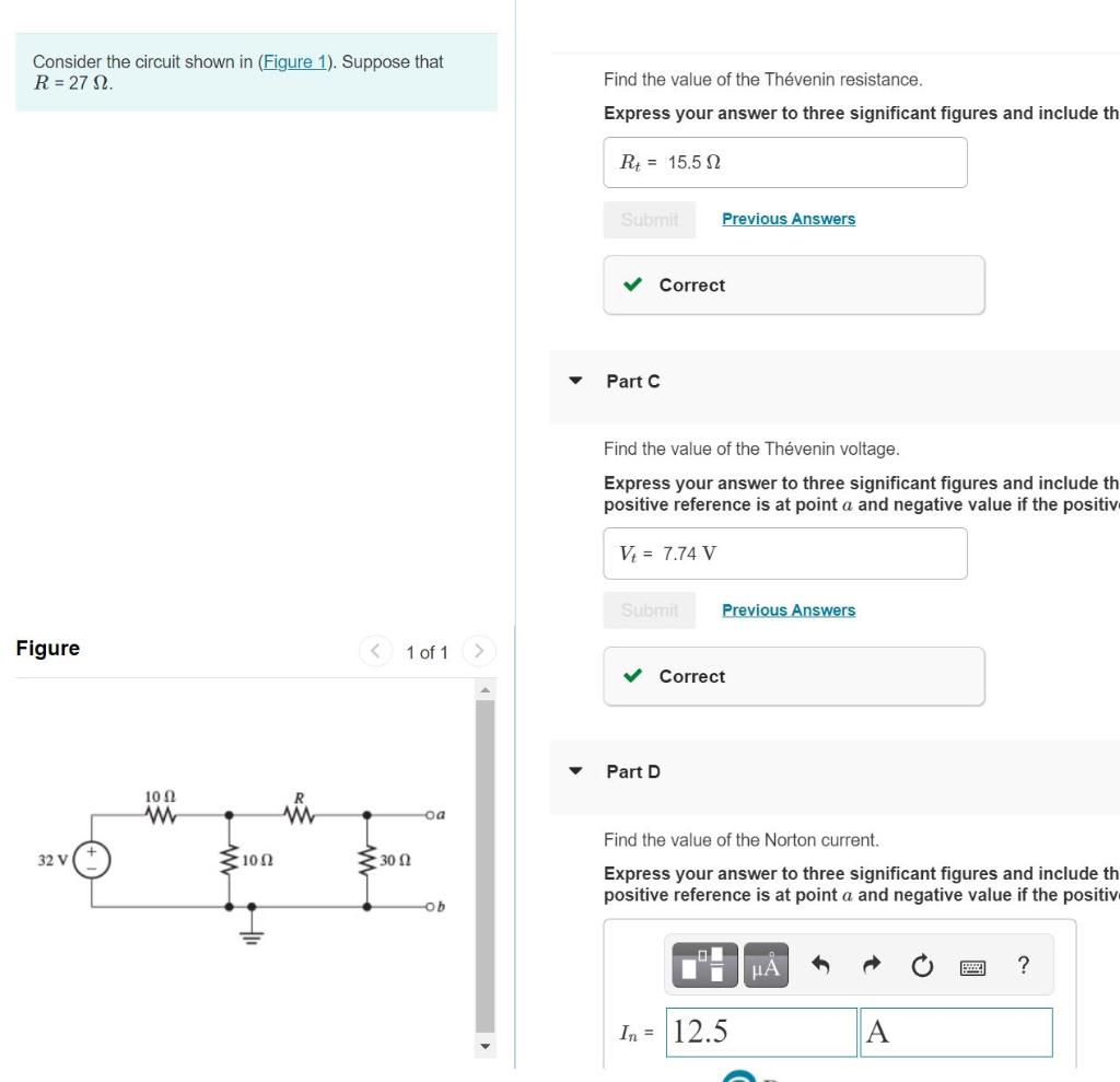 Solved Consider the circuit shown in (Figure 1). Suppose | Chegg.com