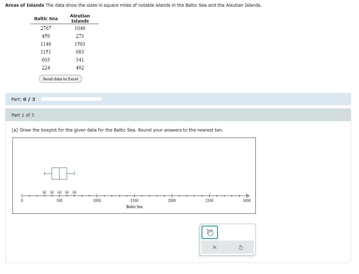 Solved Areas Of Islands The Data Show The Sizes In Square Chegg Com   Screenshot2024 02 07194016 