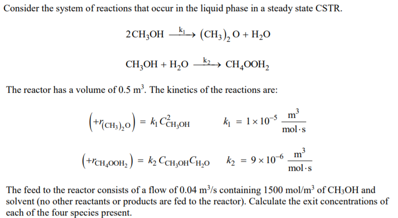 Solved Consider the system of reactions that occur in the | Chegg.com