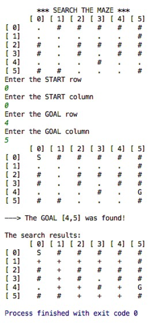 algorithm - improvement of performance for a maze... Solved Maze Solver. Implement the following maze search | Chegg.com
