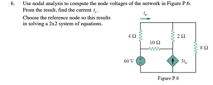 Solved Could you solve for me part A just the mesh analysis | Chegg.com