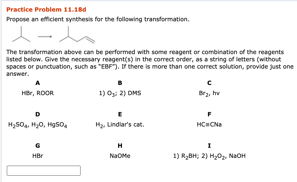 Solved Practice Problem 11.18b Propose An Efficient | Chegg.com