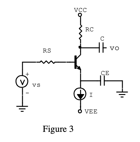 Solved = Problem #3: A) Design the CE amplifier circuit in | Chegg.com