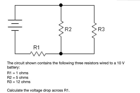 Solved R2 R3 R1 The circuit shown contains the following | Chegg.com
