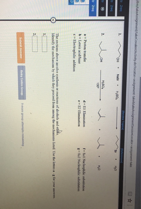 Solved The Rections Above Involve Synthesis Or Reactions Of | Chegg.com