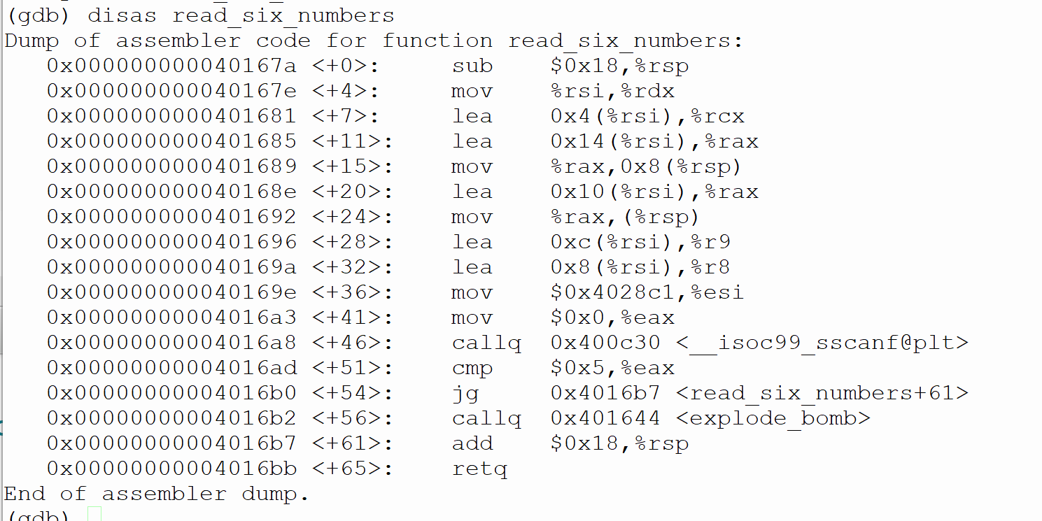 Programming in C，bomb lab phase_2. Need answers about