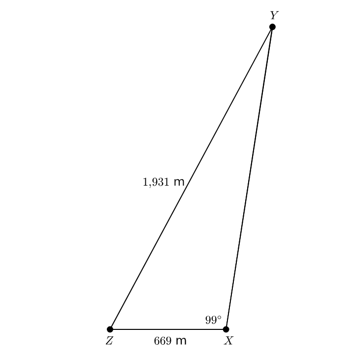 Solved In the fig ure above, point Y represents a waterfall, | Chegg.com