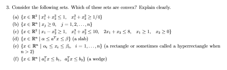 Solved 3. Consider the following sets. Which of these sets | Chegg.com