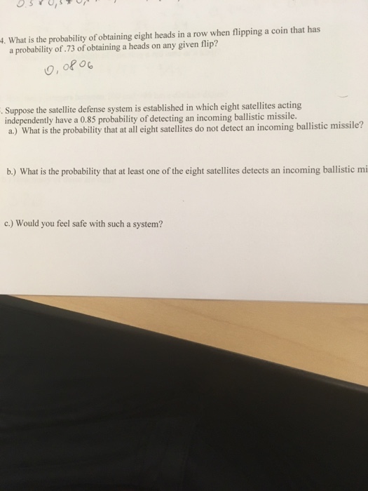 Solved What Is The Probability Of Obtaining Eight Heads In A | Chegg.com