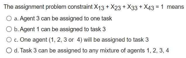 assignment problem with time constraint