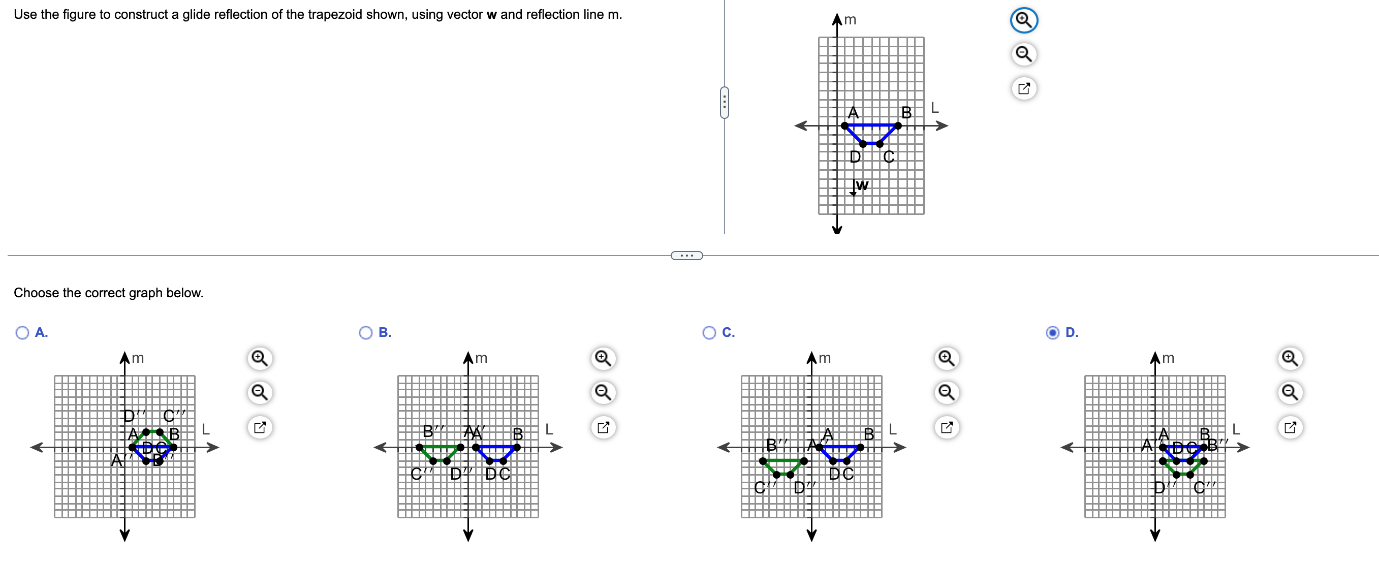 Solved Use The Figure To Construct A Glide Reflection Of The | Chegg.com