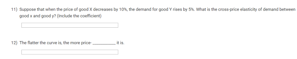 Solved 11) Suppose that when the price of good X decreases | Chegg.com