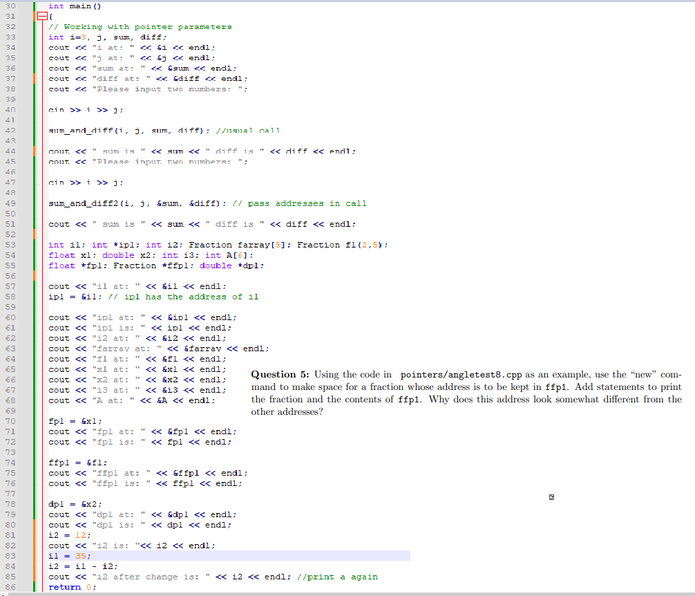 Solved Please edit the code to add the information from | Chegg.com