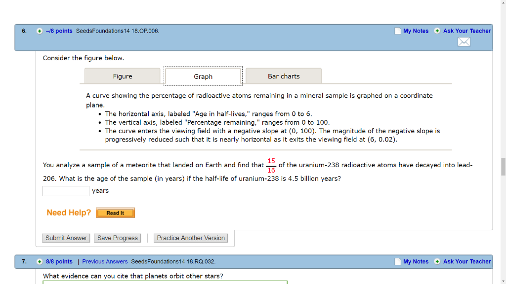 Solved points SeedsFoundations 14 18.OP.006. Ask Your | Chegg.com