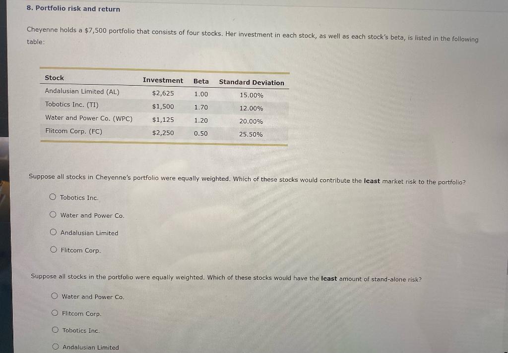 solved-8-portfolio-risk-and-return-cheyenne-holds-a-7-500-chegg