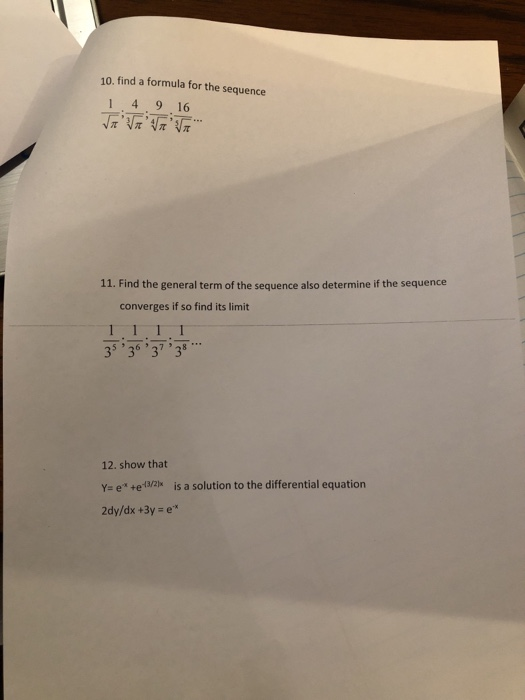 1 4 9 16 sequence formula
