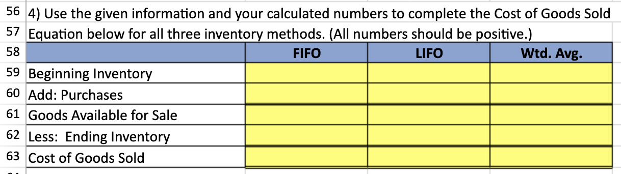 Solved Calculate cost of ending inventory and cost of goods | Chegg.com