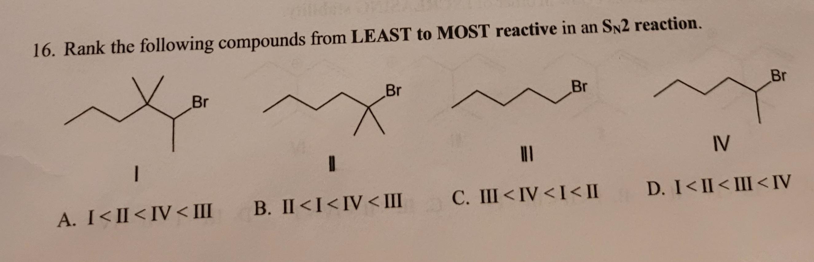 Solved 11. Arrange The Carbocations Below In Order Of | Chegg.com