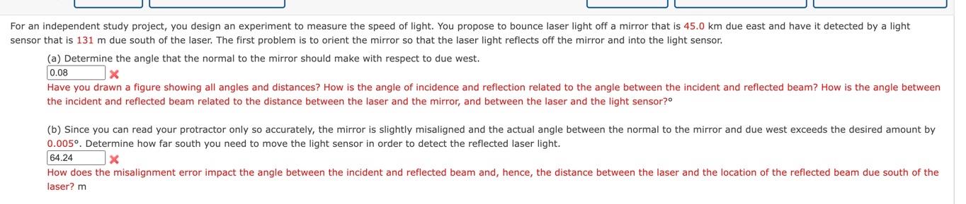 Solved For an independent study project, you design an | Chegg.com