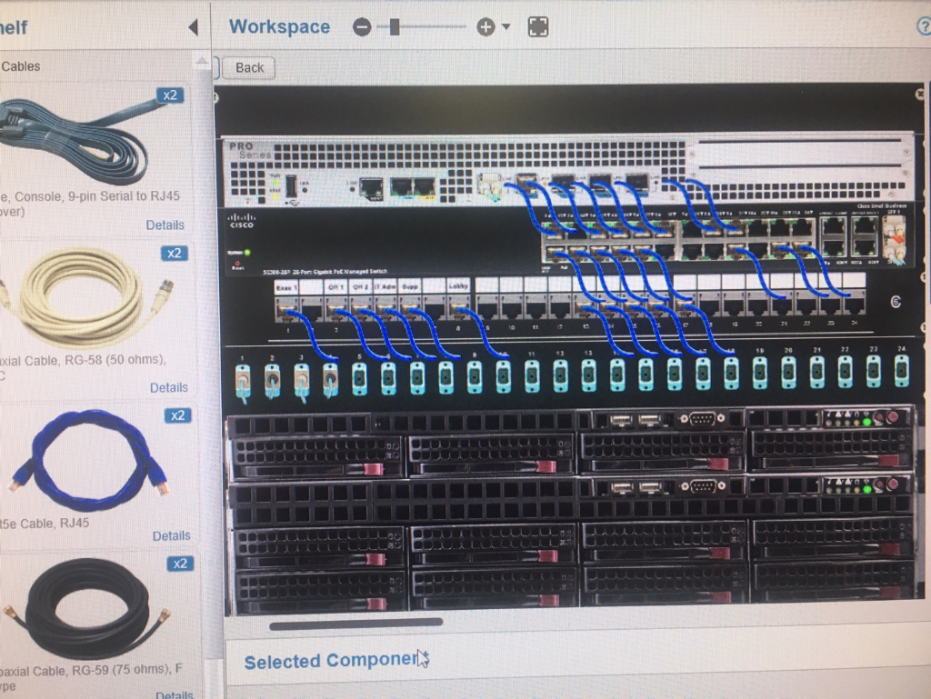 Testout simulation question. Have to put NIC card and